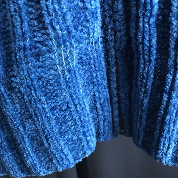 Who Cares Blue Sweater - Picture 9 of 9